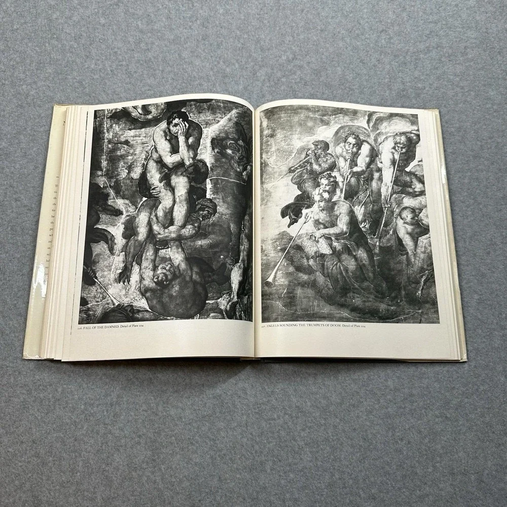 Michelangelo Complete Edition Book Goldscheider Phaidon Vintage Art HC DJ‎